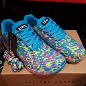 Nobull project swirl neon shoes